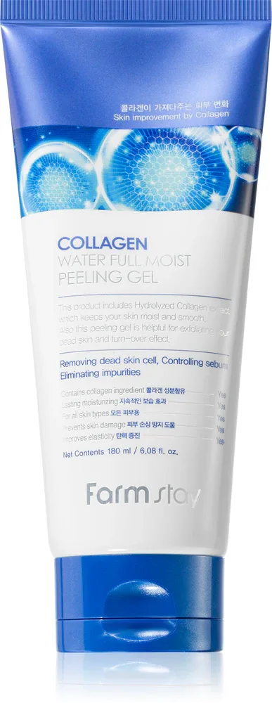 Farmstay Collagen Water Full Moist - Пилинг в геле, 180 мл