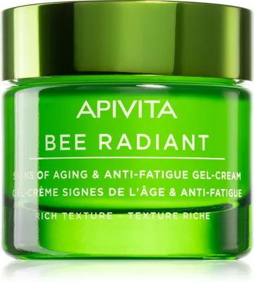 Apivita Bee Radiant Cream - Rich Texture - Экстра питательный крем для лица против старения и укрепляющий кожу, 50 мл