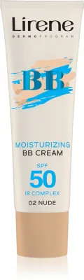 Крем BB Lirene BB увлажняющий, с SPF 50, 30 мл, оттенок 02 Nude