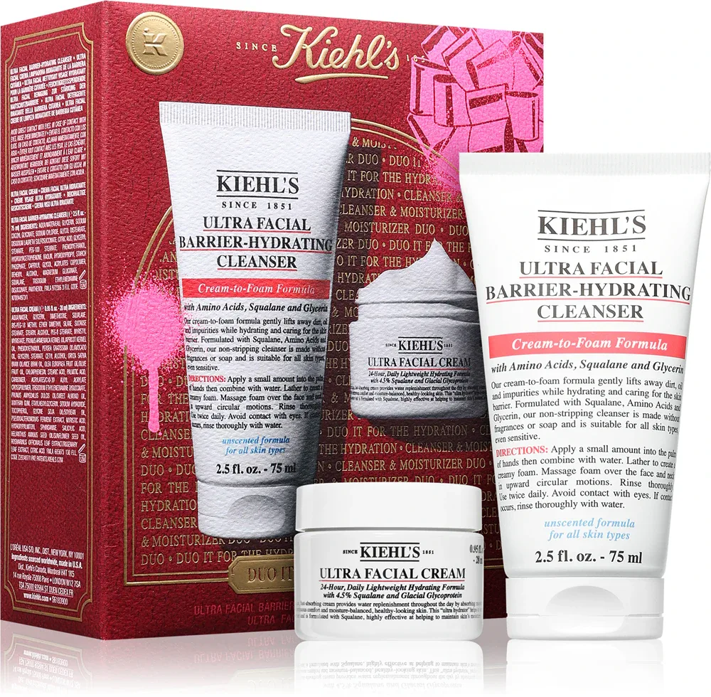 Kiehl's Hydrate All The Way - Набор подарочный для лица