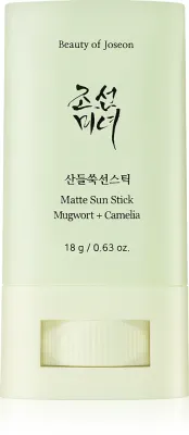 Beauty of Joseon Matte Sun Stick Mugwort + Camelia - Крем для загара в стике SPF 50+, 18 г