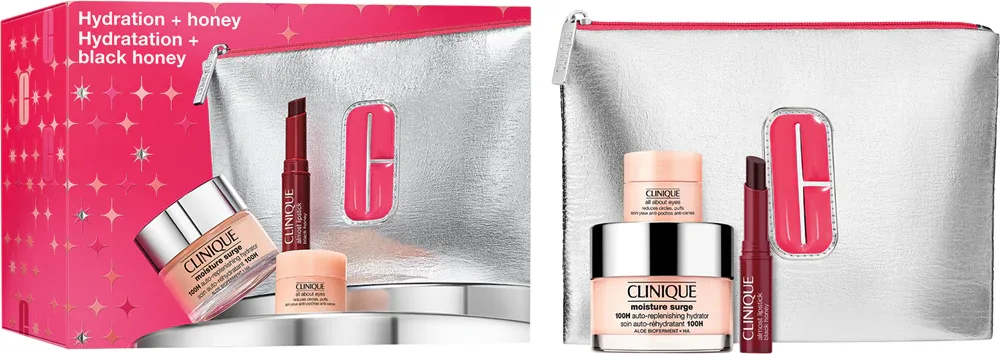 Clinique Holiday Hydration + Honey - Праздничный набор подарочный для женщин, 1 шт