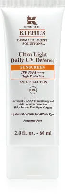 Kiehl's Ultra Light Daily UV Defense - Ультралегкий защитный флюид для всех типов кожи, включая чувствительную, SPF 50+ 60 мл