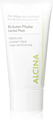 Alcina For Oily Skin - Травяной крем против блеска и расширенных пор для лица, 50 мл