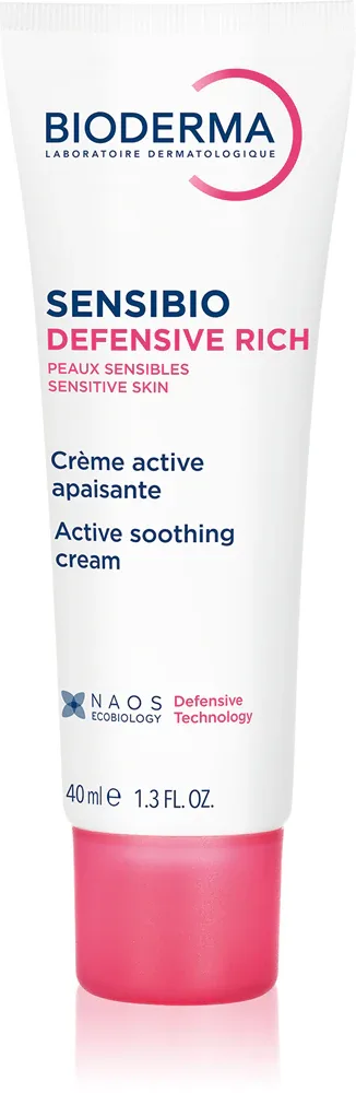 Bioderma Sensibio Defensive Rich - Крем кожающий, 40 мл