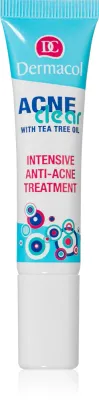 Средство для локального ухода Dermacol Acne Clear для проблемной кожи, с маслом чайного дерева и цинком, 15 мл без запаха