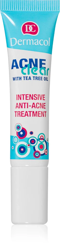 Средство для локального ухода Dermacol Acne Clear для проблемной кожи, с маслом чайного дерева и цинком, 15 мл без запаха