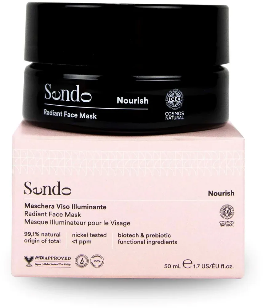 Sendo Nourish Radiant Face Mask - Светящаяся маска для лица, 50 мл