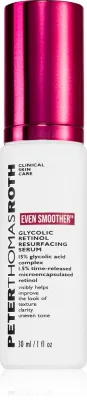 Peter Thomas Roth EVEN SMOOTHER Glycolic Retinol Resurfacing Serum - Интенсивная сыворотка с разглаживающим действием, 30 мл