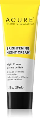 ACURE Brightening - Розовый крем для лица, осветляющий ночной, 50 мл