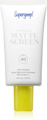 Supergoop! Mattescreen - Крем минеральный SPF 40, 45 мл