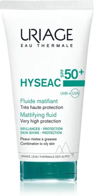 Uriage Hyseac Mattifying Fluid SPF 50+ - Матирующий увлажняющий крем с SPF 50+, 50 мл