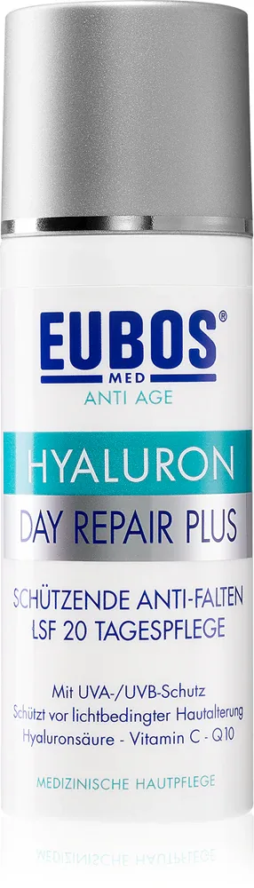Eubos Hyaluron - Крем для лица, защищающий от старения кожи SPF 20, 50 мл
