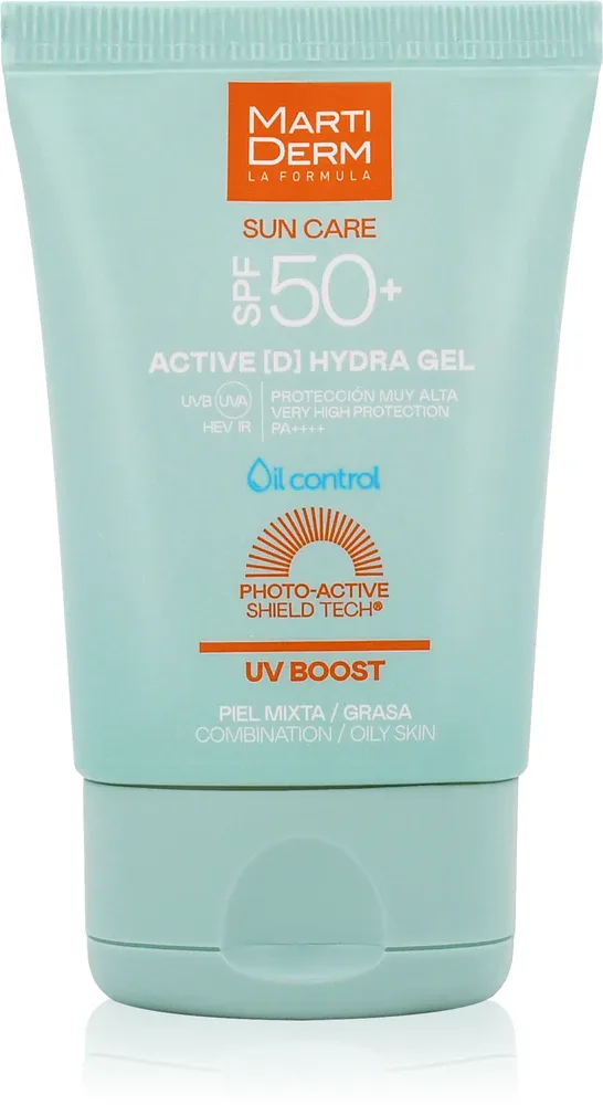 MartiDerm Sun Care Active D Hydra Gel - Гель-крем для загара лица, 50 мл