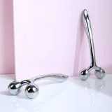 Brushworks Face Sculpting Zinc Roller - ролик для массажа лица, 1 шт — фото 3