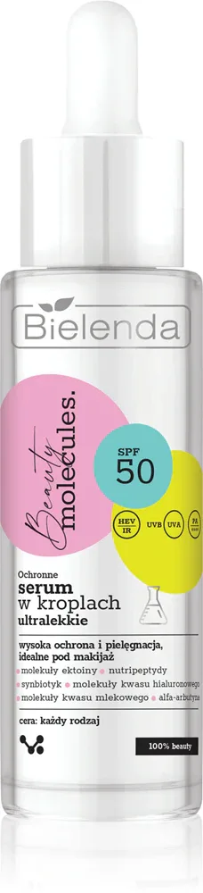 Bielenda Beauty Molecules - легкое сыворотка SPF 50, 30 мл