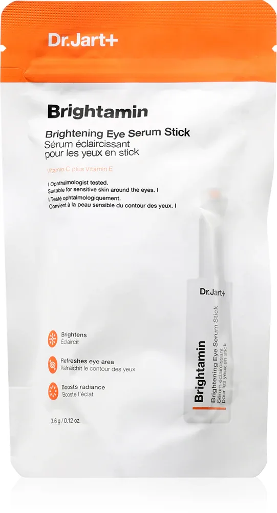 Dr. Jart+ Brightamin Brightening Eye Serum Stick - Сыворотка для глаз в стике, осветляющая, 3.6 г