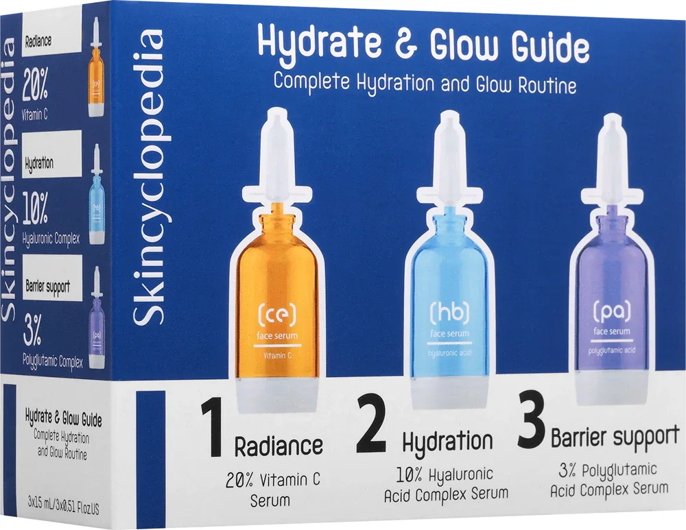 Skincyclopedia Hydrate & Glow Guide - Инновационный увлажняющий набор