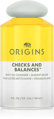 Origins Checks and Balances Milky Oil Cleanser + Makeup Melter - Масло для очищения кожи от макияжа, 150 мл