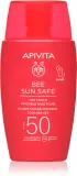 Apivita Bee Sun Safe Dry Touch Face Fluid SPF50 - Защитный флюид SPF 50+, 50 мл — фото 1