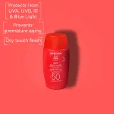 Apivita Bee Sun Safe Dry Touch Face Fluid SPF50 - Защитный флюид SPF 50+, 50 мл — фото 2