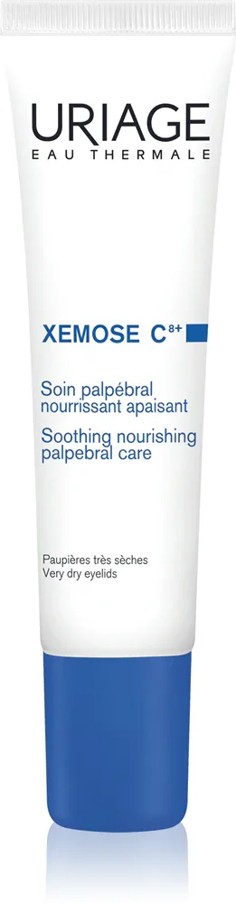Uriage Xemose C8+ Soothing Nourishing Palpebral Care - Успокаивающий крем для глаз для сухой и атопической кожи, 15 мл