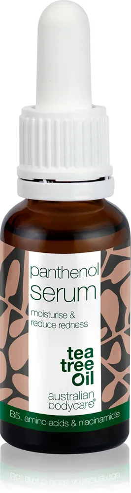 Сыворотка для лица Australian Bodycare Tea Tree Oil Panthenol успокаивающая, с ниацинамидом, 30 мл