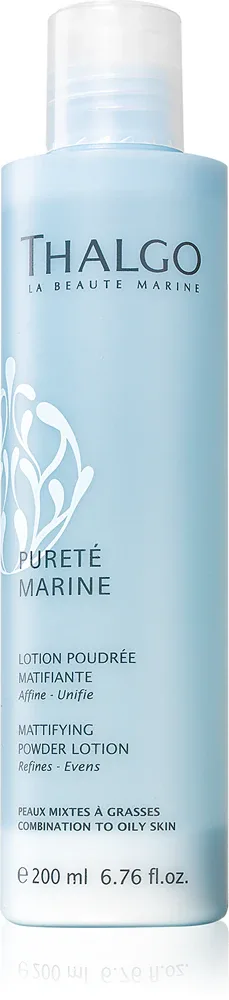 Thalgo Purete Marine Mattifying Powder Lotion - Уход за жирной и комбинированной кожей - матирующий тоник, 200 мл