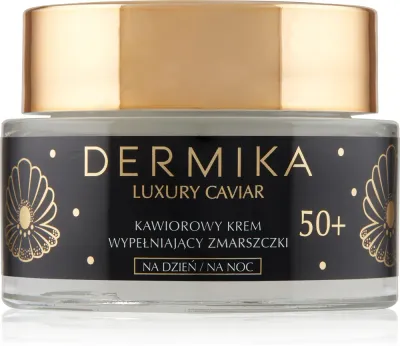 Dermika Luxury Caviar - Крем для лица, заполняющий морщины 50+, 50 мл
