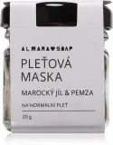Маска-пилинг для лица Almara Soap Face Moroccan Clay Pumice с марокканской глиной и пемзой, для нормальной кожи, 20 г — фото 1