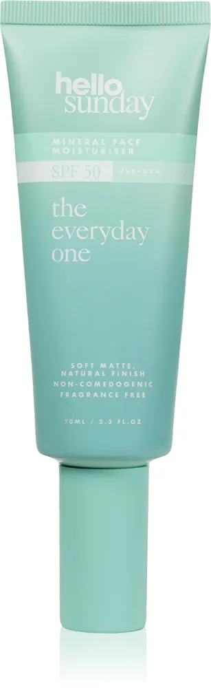 hello sunday the everyday one mineral - Крем минеральный для увлажнения и упругости кожи SPF 50, 70 мл