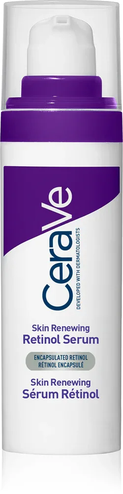 CeraVe Skin Renewing Retinol Serum - Сыворотка против морщин с ретинолом, восстанавливающая защитный барьер кожи, 30 мл