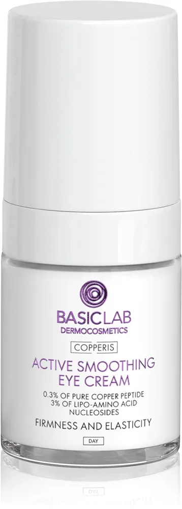 BasicLab Dermocosmetics Copperis - Смягчающий крем для глаз на день, 18 мл