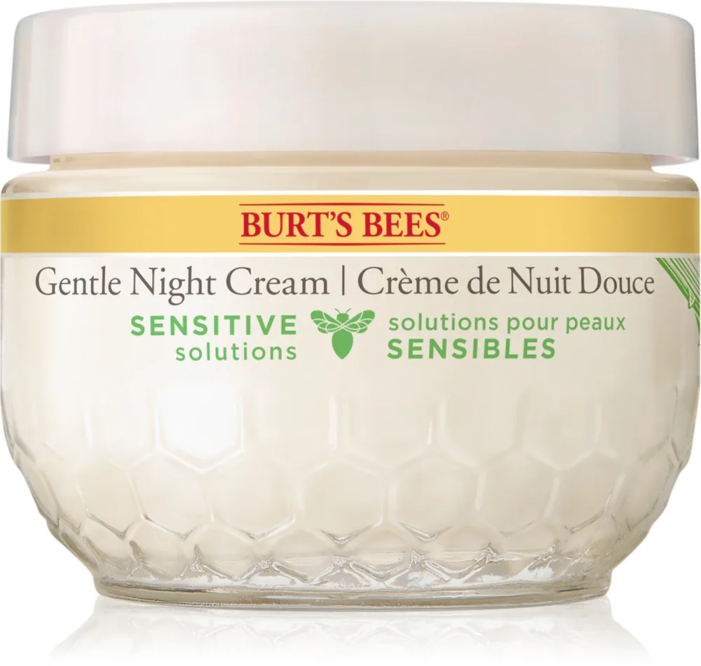 Burt’s Bees Sensitive - Увлажняющий ночной крем для чувствительной кожи, 50 г