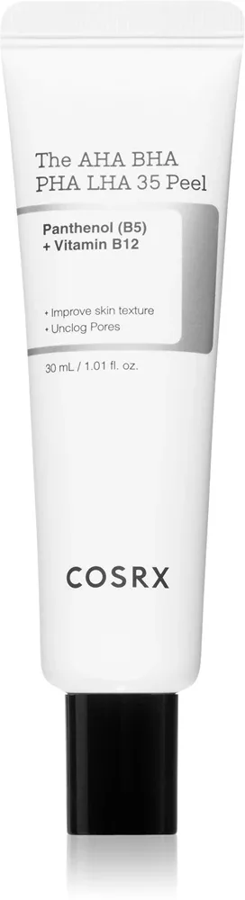 Пилинг для лица Cosrx The AHA BHA PHA LHA химический, отшелушивающий, 30 мл