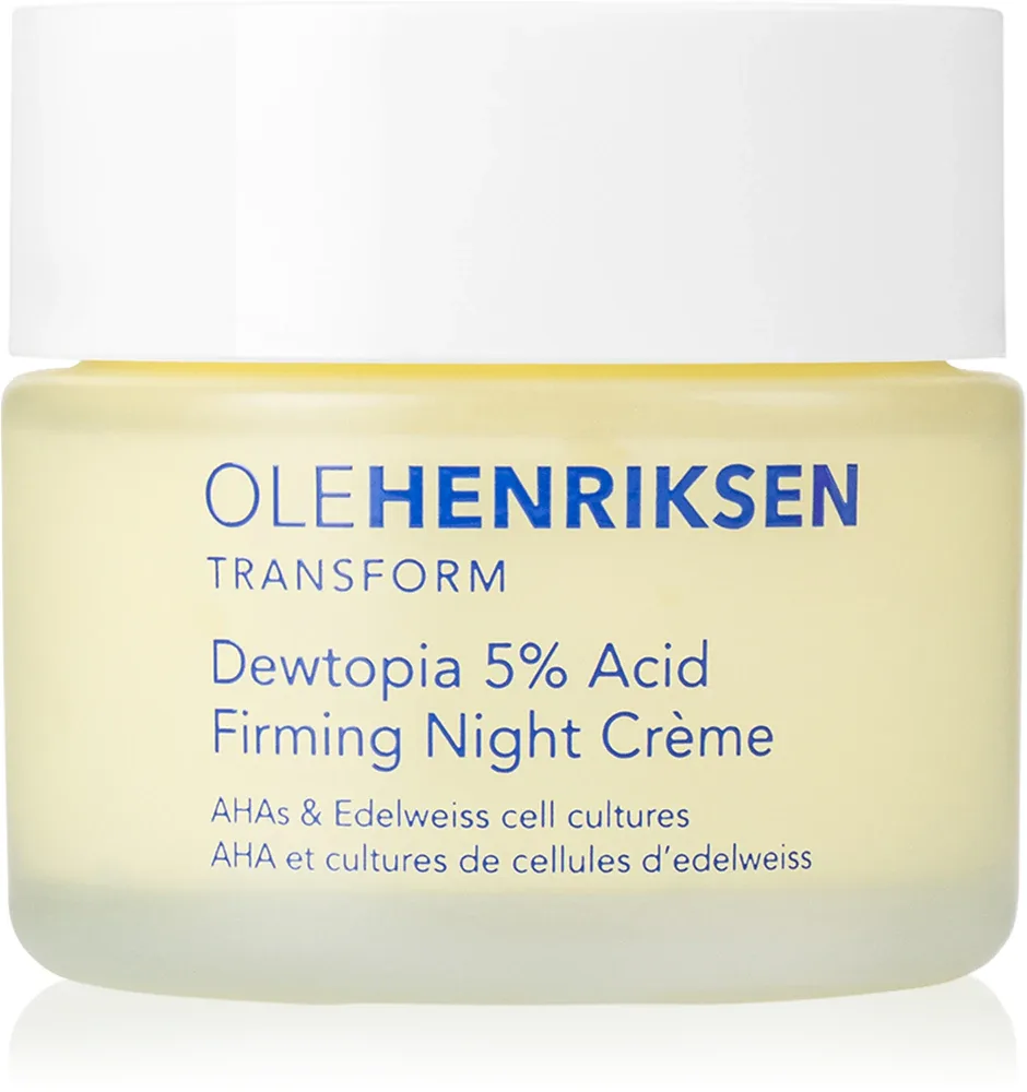 OLEHENRIKSEN Transform Dewtopia 5% Acid Firming Night Creme - Упругий ночной крем с AHA, 50 мл