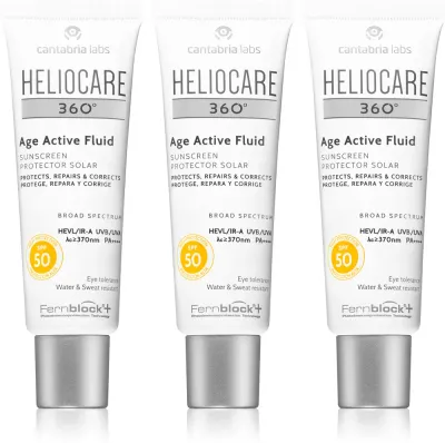 Heliocare 360 Age Active Fluid - Эмульсия для загара против старения SPF 50+ SPF 50+, 3 мл