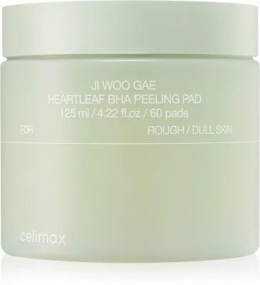 celimax Ji Woo Gae One Step Mild Cleansing Pad - Питательные пилинговые диски, 60 шт