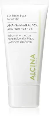 Alcina For Oily Skin - Крем для лица с AHA кислотами 10%, 50 мл