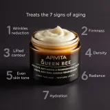 Apivita Queen Bee Cream Light - Легкий крем для лица против старения кожи, 50 мл — фото 2