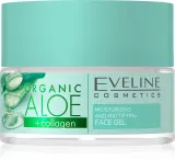 Eveline Cosmetics Organic Aloe+Collagen - Матирующий гель для лица, 50 мл — фото 1