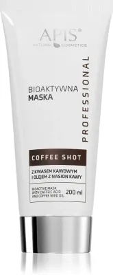 Apis Natural Cosmetics Coffee Shot - Упругая антивозрастная маска с экстрактом кофе, 200 мл