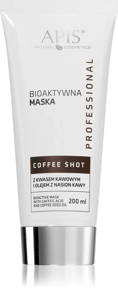 Apis Natural Cosmetics Coffee Shot - Упругая антивозрастная маска с экстрактом кофе, 200 мл