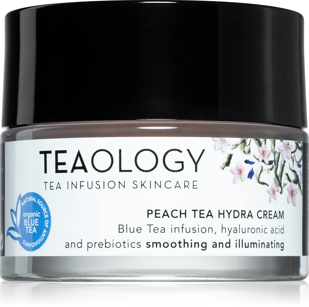 Teaology Hydrating Peach Tea Hydra Cream - Розовый крем для лица, увлажняющий и осветляющий, 50 мл