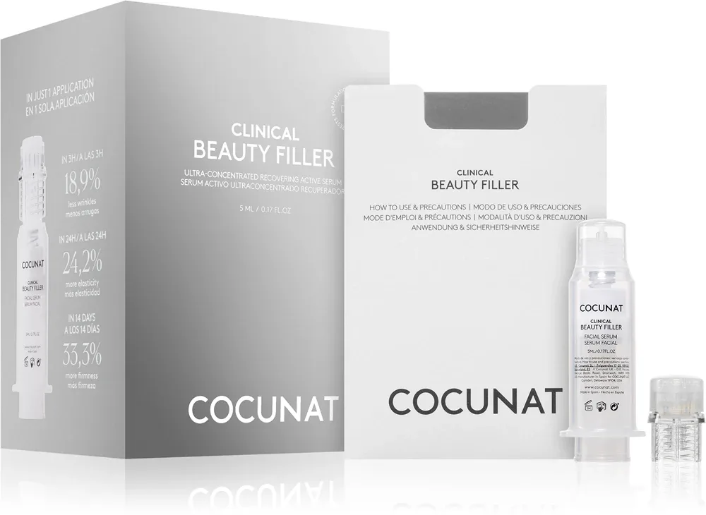 Cocunat Clinical Beauty Filler - Сыворотка против старения кожи с микроигловым уходом, 5 мл