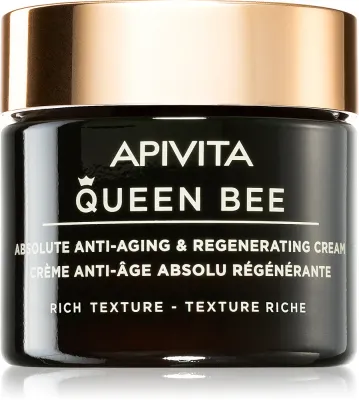 Apivita Queen Bee Cream Rich - Крем регенерирующий против старения и укрепляющий кожу, 50 мл