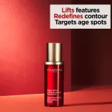 Clarins Super Restorative Remodelling Serum - Активная сыворотка для разглаживания контуров лица, 30 мл — фото 4