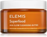 Elemis Superfood AHA Glow Cleansing Butter - Очищающая маска для лица с эффектом осветления, 90 мл — фото 1