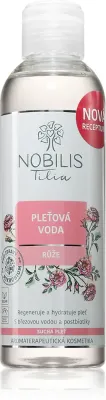 Nobilis Tilia Face Lotion Rose - Увлажняющая вода для лица против старения, 200 мл