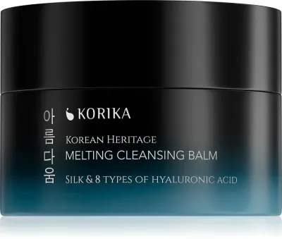 KORIKA Korean Heritage Silk & 8 Types of Hyaluronic Acid Melting Cleansing Balm - Очищающее молочко для демакияжа, 100 мл